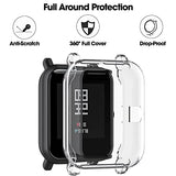 Sounce Soft TPU Front Protection Case Cover for Amazfit GTS 2 Mini/BIP U/Bip U Pro/BIP Lite/Bip S/Bip S Lite Smart Watch (Flexible | Silicone)