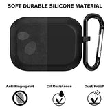 Sounce Compatible with Boult Audio Z15 / Boult Audio Airbass Propods / Boult Audio Airbass Propods X Case, Soft Silicone Skin Case Cover Shock-Absorbing Protective Case with Keychain [Front LED Visible]