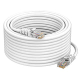 Sounce Cat6 Ethernet Cable 550 MHz Outdoor & Indoor, Upto 10 Gbps Support Cat6 Network, Heavy Duty Flat LAN Internet Patch Cord, Solid Weatherproof High Speed Cable for Router, Modem