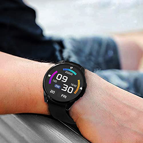 Sounce Watch Case Compatible for Fire-Boltt Phoenix Tempered Glass Screen Protector,HD Clear Touch Sensitive Ultra Thin PET Protective Cover