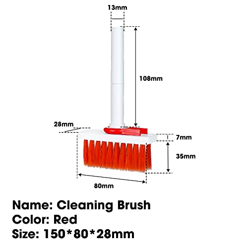 KUNYA Liquid Adding Cleaning Brush, Multifunctional Liquid Shoe Brush,  Household Soft Bristle Cleaning Brush, Press Type