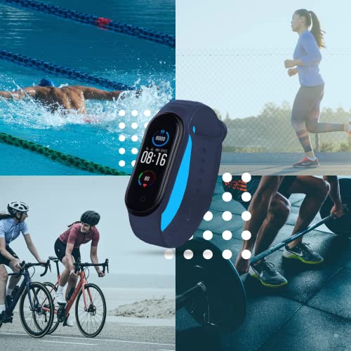 Sounce Adjustable Band Strap Compatible for Xiaomi Mi Band 5/ Mi Band 6 (Not Compatible with Mi Band 3/4)