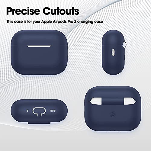 AirPods Silicone Case Cover Protective Skin for Apple Airpod Charging Case, Black