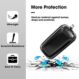 Sounce Silicone Protective Case Cover for Boat Airdopes 121v2 / Boat Airdopes 121, Anti Fall Anti Dust, with Hook Earphone Case