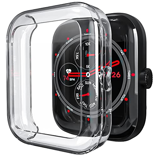 Sounce Protective Case Cover Compatible Boat Wave Style Overall Protective Case PET HD Clear Ultra-Thin Cover with Unbreakable Screen Guard