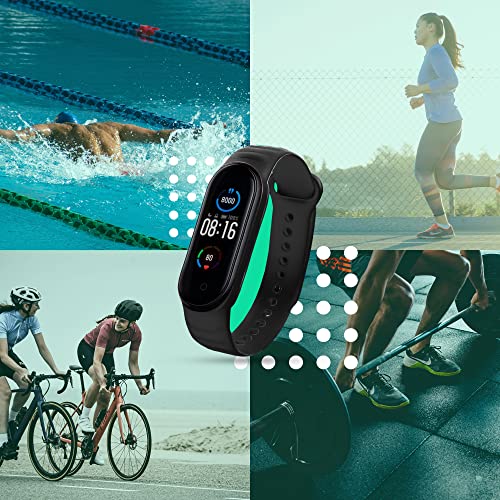 Sounce Adjustable Band Strap Compatible for Xiaomi Mi Band 5/ Mi Band 6 (Not Compatible with Mi Band 3/4)