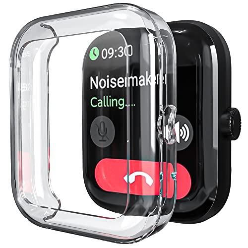 Sounce Protective Case Cover Compatible Noise Colorfit Pulse Buzz Protective Case PET HD Clear Ultra-Thin Cover with Unbreakable Screen Guard