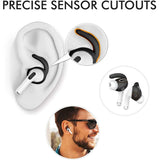 Sounce Premium Silicone Soft Case with Keychain Compatible with AirPods Pro, [5-in-1 Set Sleeve Skin Cover with Anti Lost Strap + Keychain + Earplug + Strap Holder] [AirPods Pro Not Included]