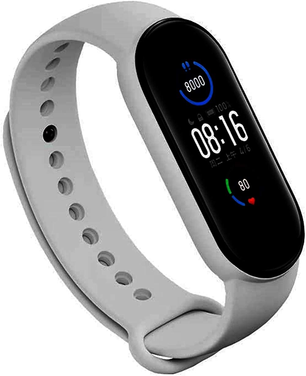 Sounce Adjustable Xiaomi Mi Band 5 & Mi Band 6 Watch Strap Silicone Adjustable - Set of 5