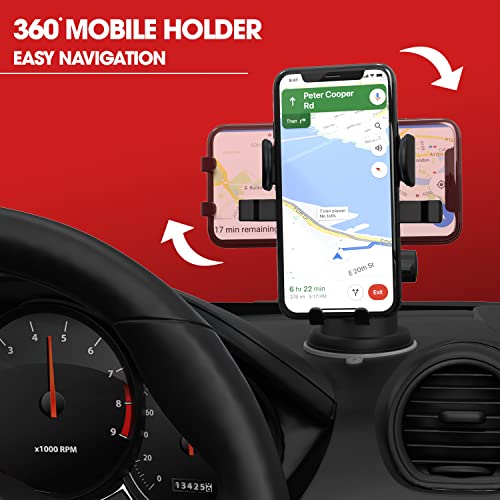 Sounce Car Mobile Holder with One Click Technology, 360° Rotational, S