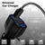 Sounce 36W 3-Ports Car Charger Adapter, 1 Type C with Power Delivery (PD), 1 USB Port Qualcomm (QC) 3.0 & 1 USB Port Charging Compatible with All Smartphones & Tablets (Black)