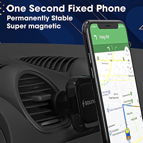 Sounce Magnetic Phone Car Mount, Universal Twist-Lock Air Vent Magneti