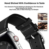 Sounce Compatible for i Watch Band 38mm 40mm 42mm 44mm Adjustable PU Leather Wristband Loop for Watch Series 6/5/4/3/2/1, SE