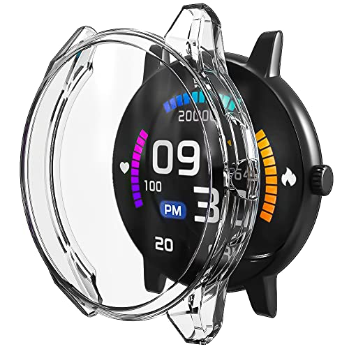 Sounce Watch Case Compatible for Fire-Boltt Phoenix Tempered Glass Screen Protector,HD Clear Touch Sensitive Ultra Thin PET Protective Cover