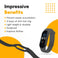 Sounce Adjustable Band Strap Compatible with Xiaomi Mi Band 5/ Mi Band 6 (Not Compatible with Mi Band 3/4) - (Grey)