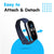 Sounce Adjustable Band Strap Compatible with Xiaomi Mi Band 5/ Mi Band 6 (Not Compatible with Mi Band 3/4) - (Blue)