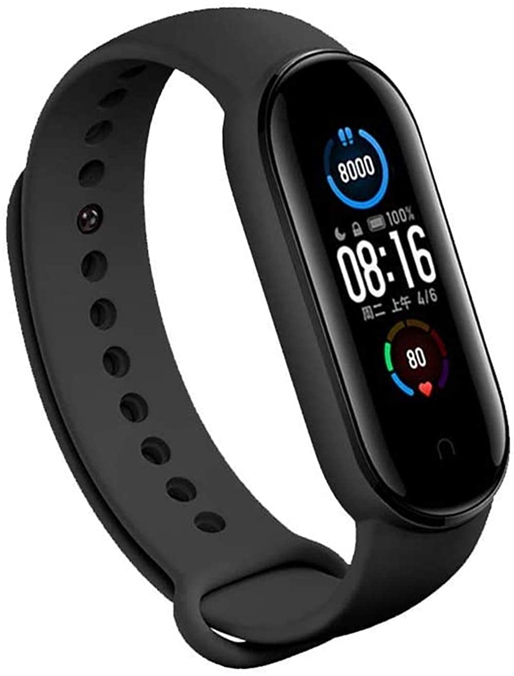 Sounce Adjustable Xiaomi Mi Band 5 & Mi Band 6 Watch Strap Silicone Adjustable - Set of 5