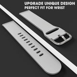 Sounce Silicone 22mm Replacement Band Strap with Metal Buckle Compatible with Boat Xtend, ColorFit Ultra/Ultra 2, Pro 3 Smart Watch & All Watches