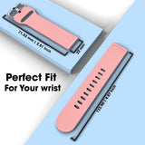 Sounce Silicone 22mm Replacement Band Strap with Metal Buckle Compatible with Boat Xtend, ColorFit Ultra/Ultra 2, Pro 3 Smart Watch & All Watches