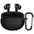Sounce Earphone Case Cover Compatible with Boat Airdopes 181, Soft Silicone Skin Case Cover Shock-Absorbing Protective Case with Keychain [Front LED Visible]