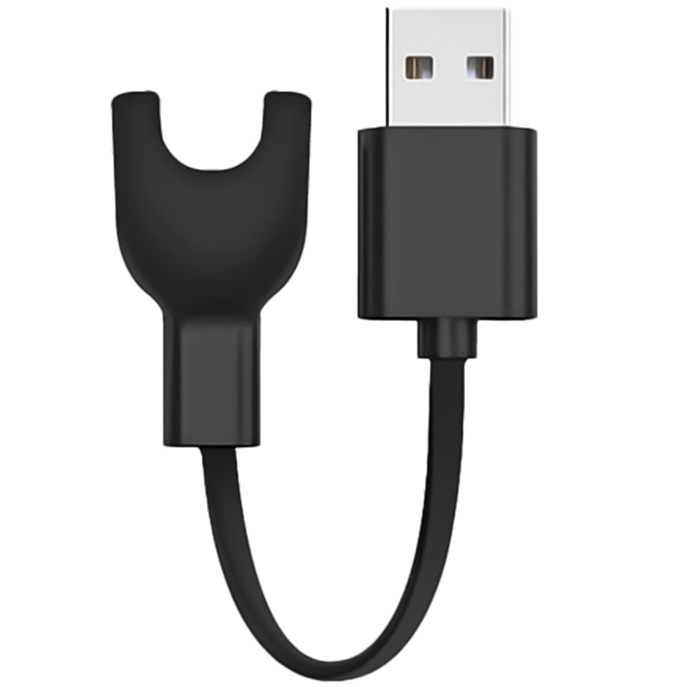 Sounce Mi Band 3 / 3i USB Adapter Power Charger Charging Cable Dock Charger Compatible for Xiaomi Mi Band 3 /3i Smart Bracelet- Black
