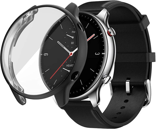 Sounce Thermoplastic Polyurethane Cover for Amazfit GTR 2 / GTR 2E Smart Watch, Black